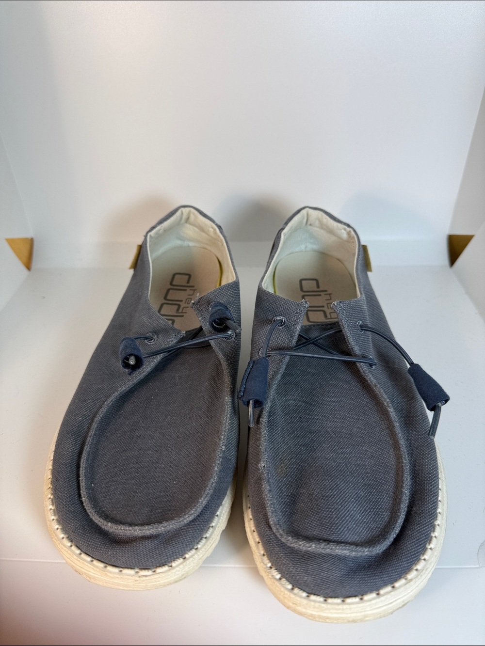 Hey Dude Women’s Charcoal Canvas Wally - Slate Gray